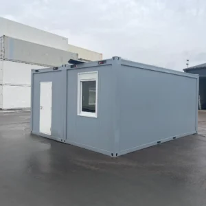 Contenedor de oficina de 20 pies con sistema dual