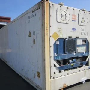 Contenedor Frigorífico Marítimo Usado de 40 Pies HC – Gran Capacidad y Temperatura Controlada