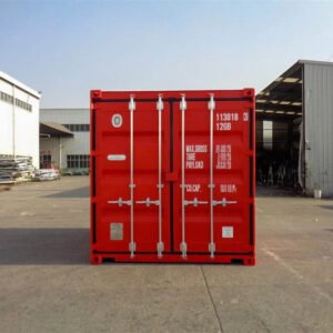 Contenedor Marítimo de 10 Pies – Nuevo – Color Rojo