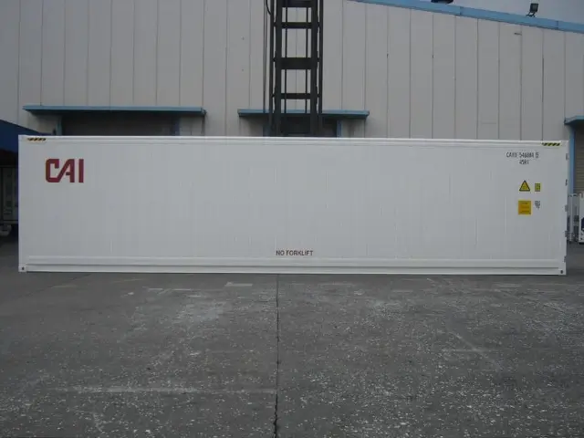 Contenedor Reefer Refrigerado 40′ (12 m) – Control Total de Temperatura