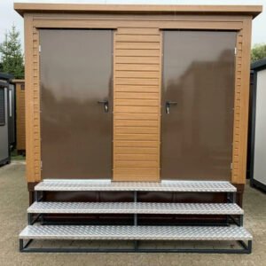 Sanitario Doble con Almacenamiento Integrado de Residuos