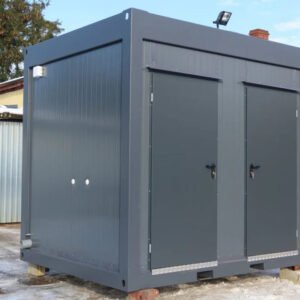 Módulo Sanitario Doble Completo con Depósito de Aguas Residuales