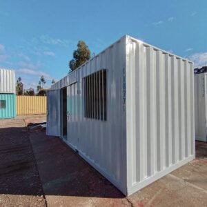 Módulo Oficina con Baño 20 Pies – Solución Integral Prefabricada